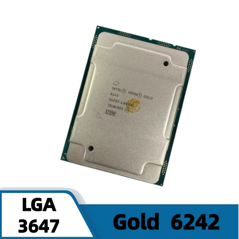 QS VersionXeon Gold 6242 CPU 2.8GHz 16 Cores 32 Threads 22MB 150W Processor LGA3647 for C621 Server Motherboard