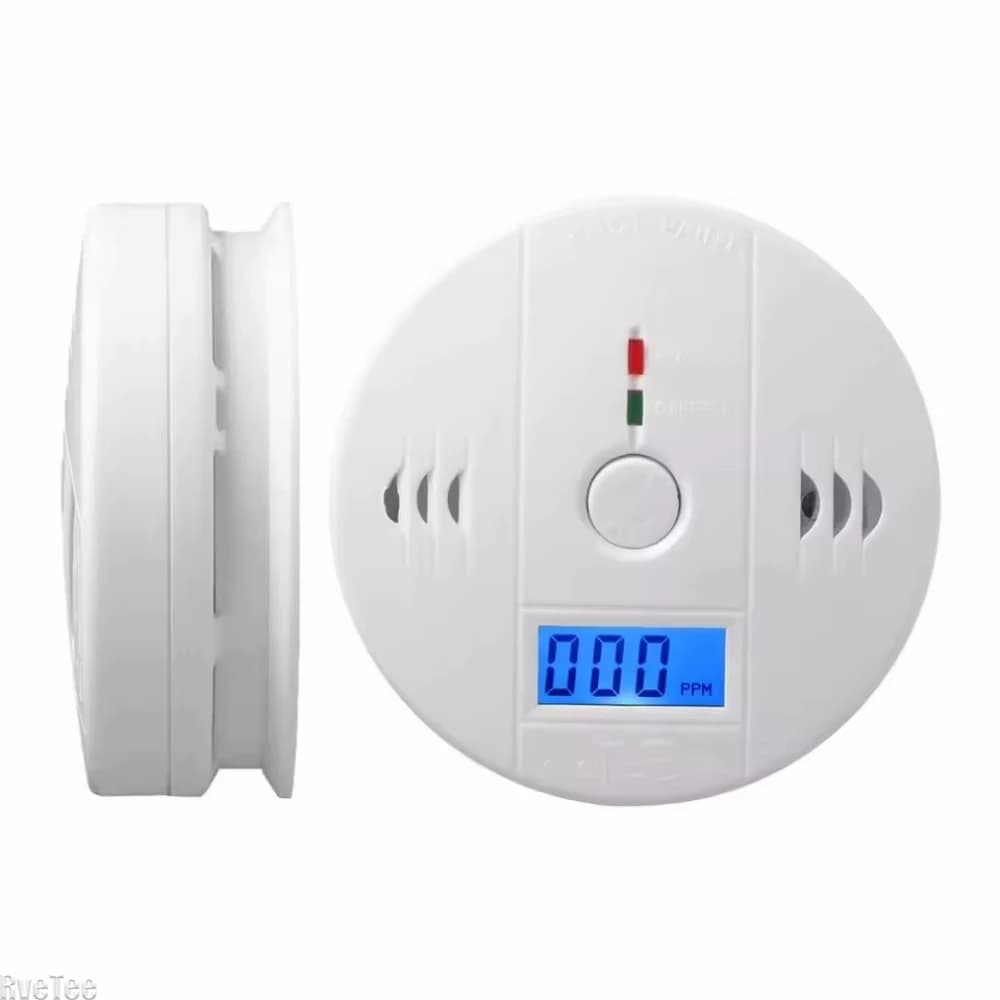 Rilevatore di Monossido di Carbonio con Sirena di Allarme e Indicatore LCD, Sensore di Sicurezza per Protezione Domestica