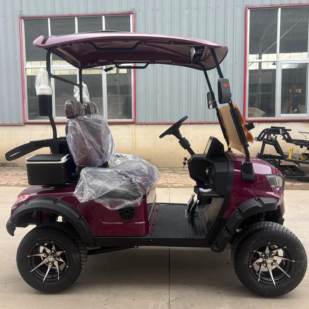 MMC Nuovo Pannello Solare Sollevato 5000W Auto Da Golf Elettrica 2 4 Posti Auto Da Golf Elettrica 60V Batteria Al Litio Carrello Da Golf Elettrico