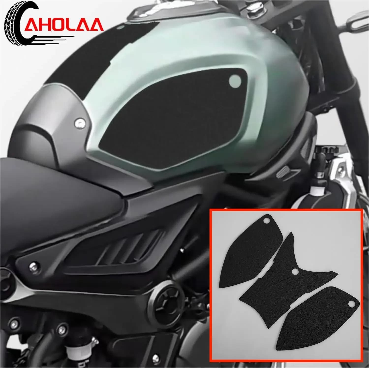 Moto Rilievo Del Carro Armato Del Carburante Serbatoio del Gas Trazione Antiscivolo Zerbino Pad per VOGE 500AC 300AC Adesivi Laterali Ginocchio Grips Della Protezione Della Decal