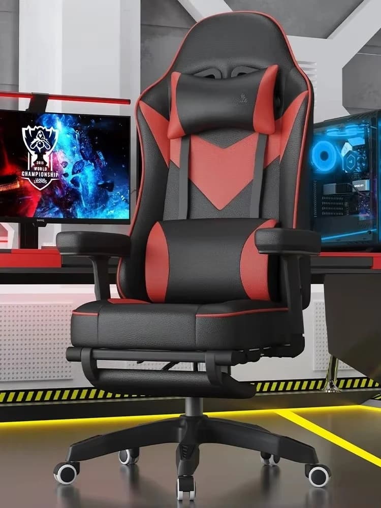 Sedia da gioco Sedia ergonomica per computer Comfort domestico Trasmissione in diretta sedentaria Le ragazze e gli studenti possono sdraiarsi Sedia da gioco per dormitorio
