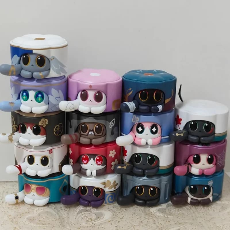 New Genuine V2 Honkai Star Rail Mystery Blind Box Gift Toy Critter Pick Ruan Mei'S Creation Cat Cake Surprise Gift Ornament