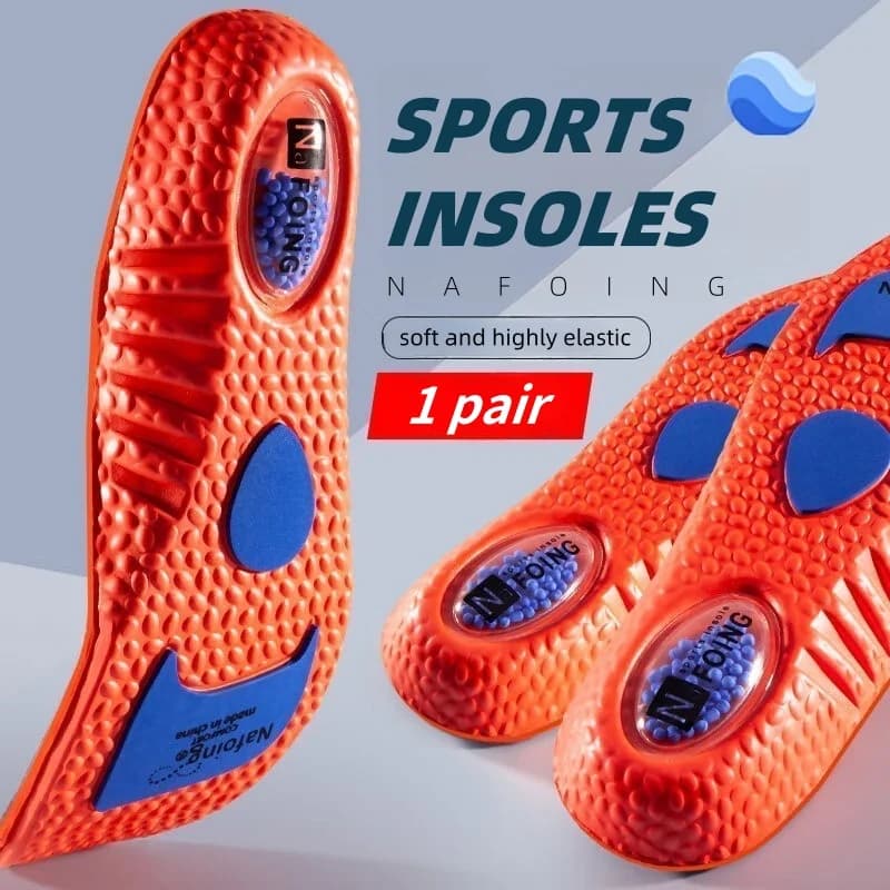 1 paio di solette sportive soletta da corsa elastica per scarpe soletta di supporto per arco assorbimento degli urti cuscino per piedi confortevole
