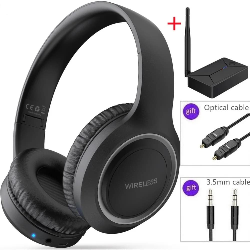 Shoumi Bluetooth Earphones Helmet Support TF Wired with Microphone Headband airpods bluetooth earbuds Fiber optic TV earphones