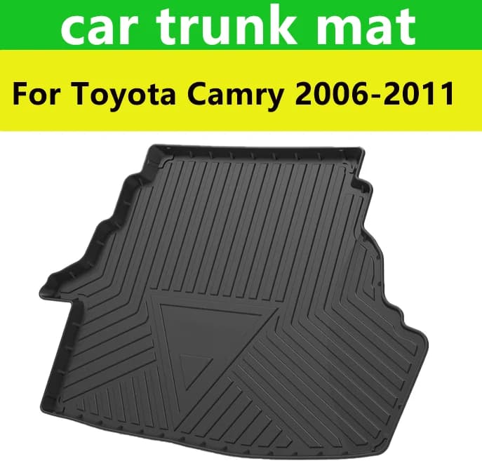 Tappetini per bagagliaio per auto per Toyota Camry 2006-2011 Cuscino di protezione antigraffio impermeabile Cuscinetto di stoccaggio in TPE