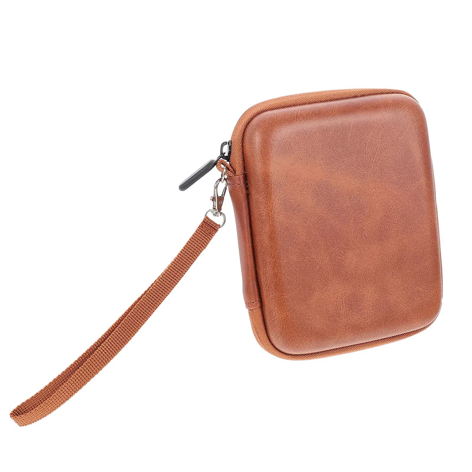 Guitar Pick Holder Case Large Capacity Small Size Plectrum Carrying Bag with Anti-Loss Grooves Zipper Closure for Guitar Bass