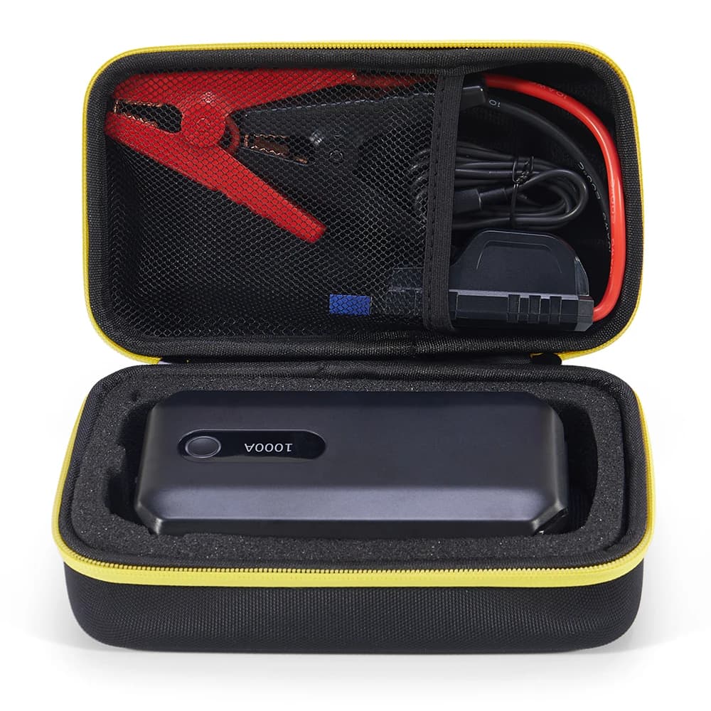 Borsa da viaggio esterna portatile rigida in EVA per Baseus 20000mAh Jump Starter Power Bank 2000A 12V Tesla Car Battery Starter