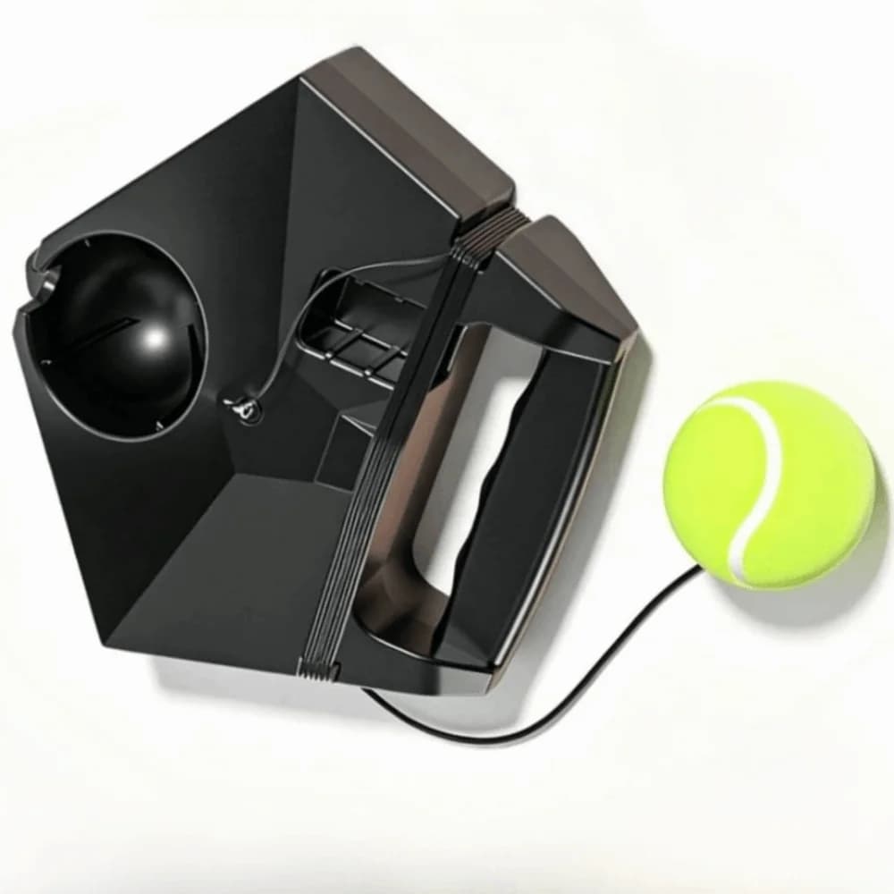 2pcs ABS Tennis Trainer Set Tethered Ball Rebound Ball Tennis Rebound Trainer High Elasticity Portable Design