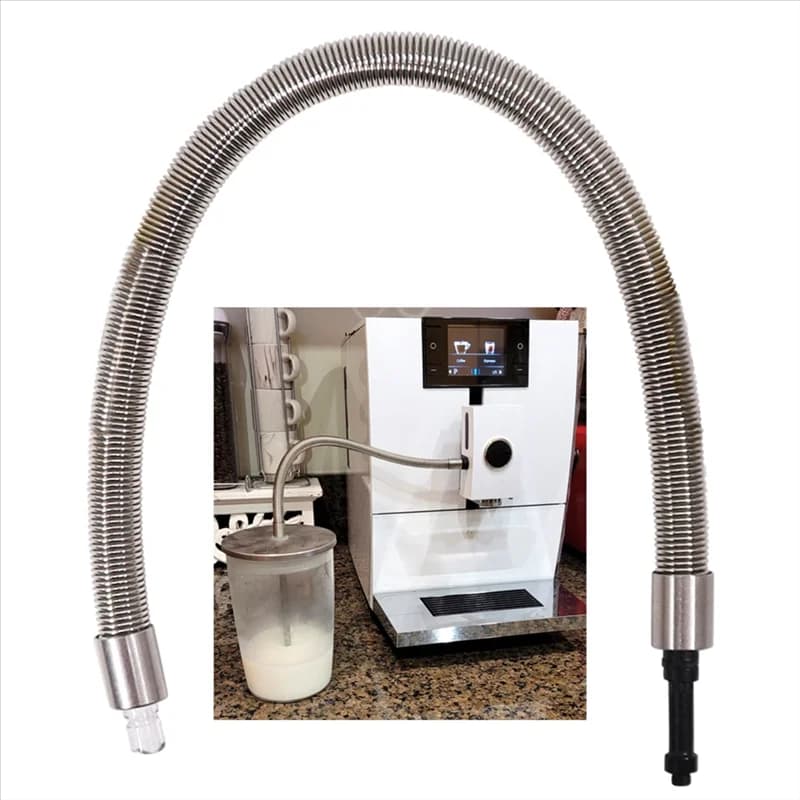 Tubo per latte FSLH Tubo per latte per macchina da caffè JURA Collegare il dispositivo di raffreddamento del contenitore del latte, tubo per involucro del latte al caffè con adattatore HP3