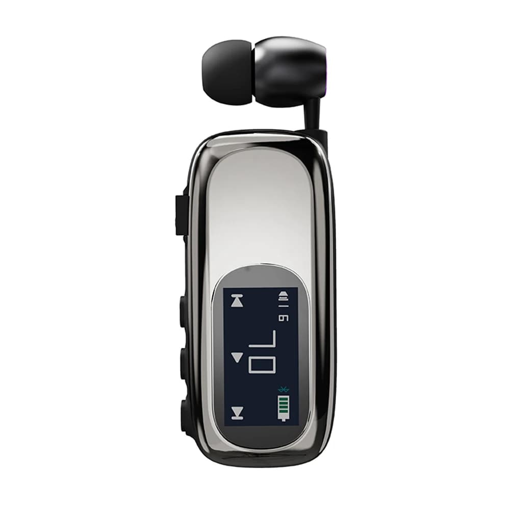 New Large Led Screen Number Wireless Headset Lotus Bluetooth Headset Vivavoce Clip Auriculares Touch Control F920 K55