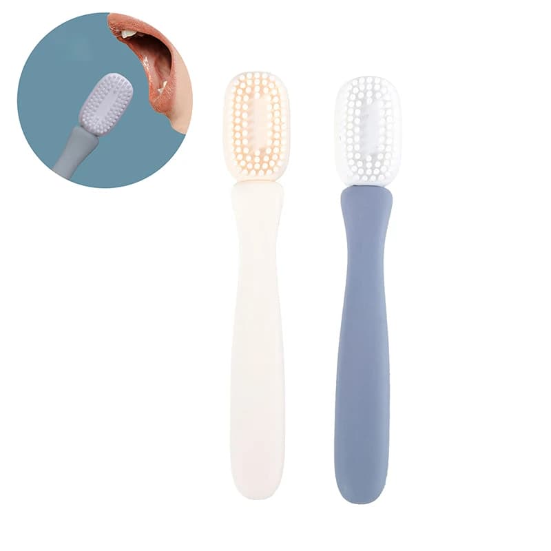 Spazzola Massaggiagengive in Silicone per Bambini e Adulti, Allenatore di Forza di Morditura Orale, Terapia Sensoriale per Autismo e Logopedia
