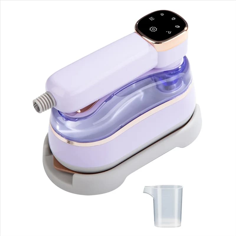 Piroscafo da viaggio per vestiti Mini macchina da stiro portatile Mini vaporiera portatile Piroscafo per indumenti per la casa SPINA UE-Nuovo