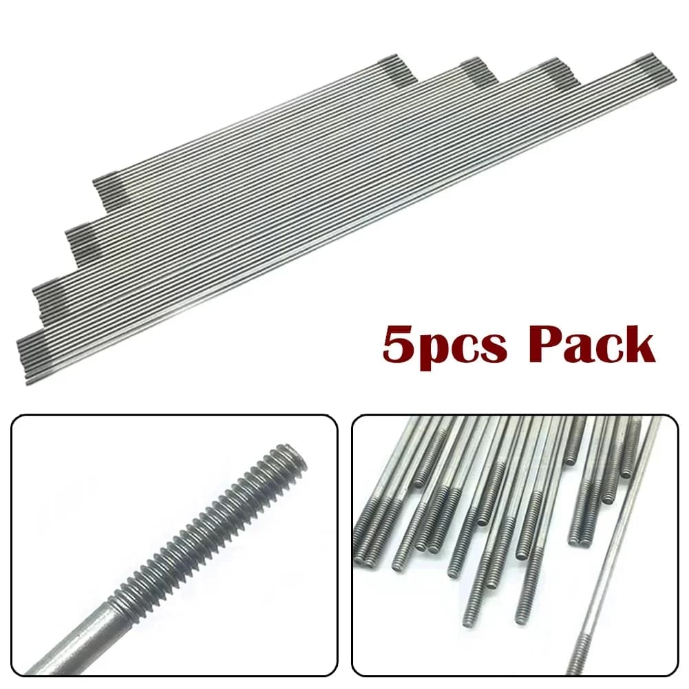 5PCS Tirante Collegamento Servo Push Rod M2 150 200 250 300 millimetri Collegamento Biella In Acciaio Inox Per RC Aereo Elicottero