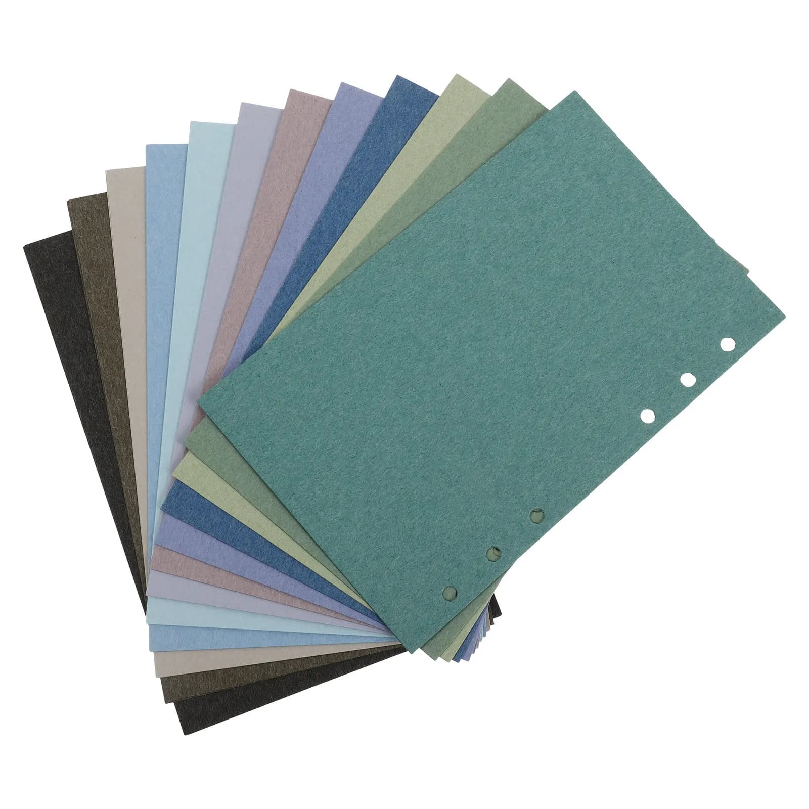 24 Fogli A6 di Ricambio per Raccoglitori, Quaderni, Agende, Scrapbooking, Gestione del Budget e Appunti
