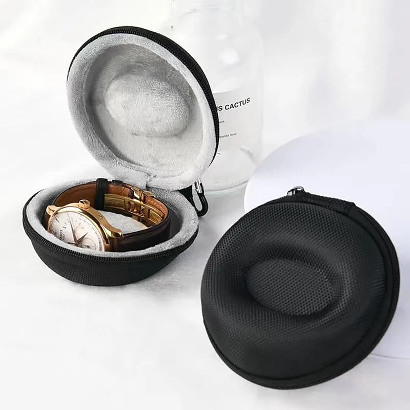 1 piece portable travel case for shock-resistant single watch and shock-resistant for smart wrist watches
