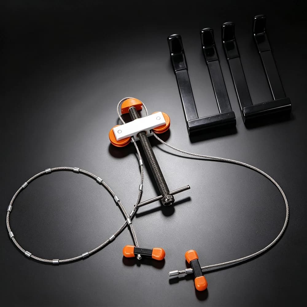 Compound Bow Press Tool L Bracket Bow Stringer Portable Archery Shooting Accessory