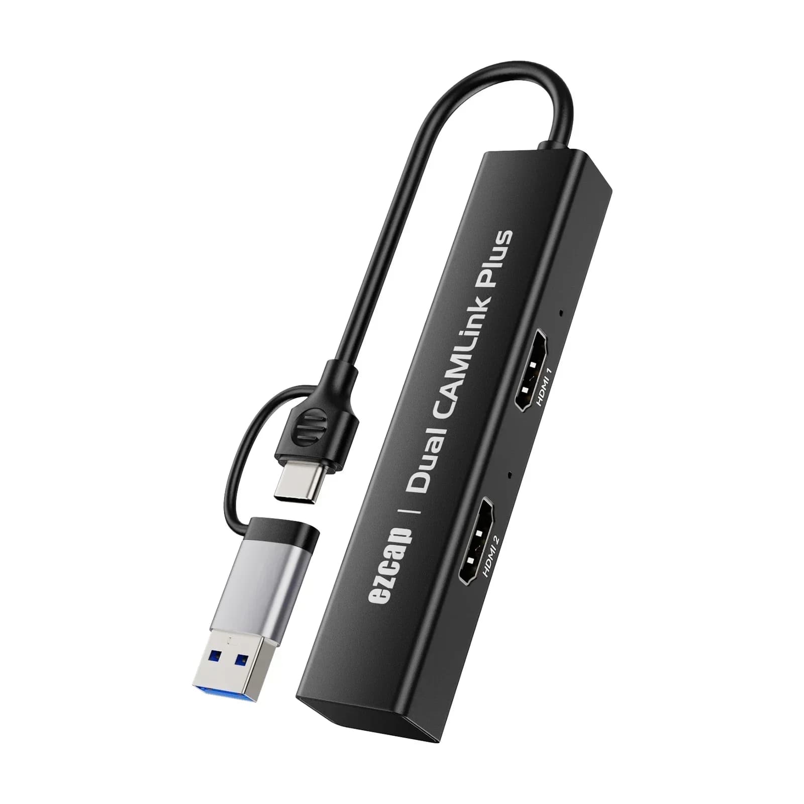 Ezcap 316 USB 3.0 Tipo C 2 Ingresso Scheda di acquisizione video HDMI Doppia fotocamera Registrazione 1080p60 per PS4 PS5 PC Videocamera Streaming live
