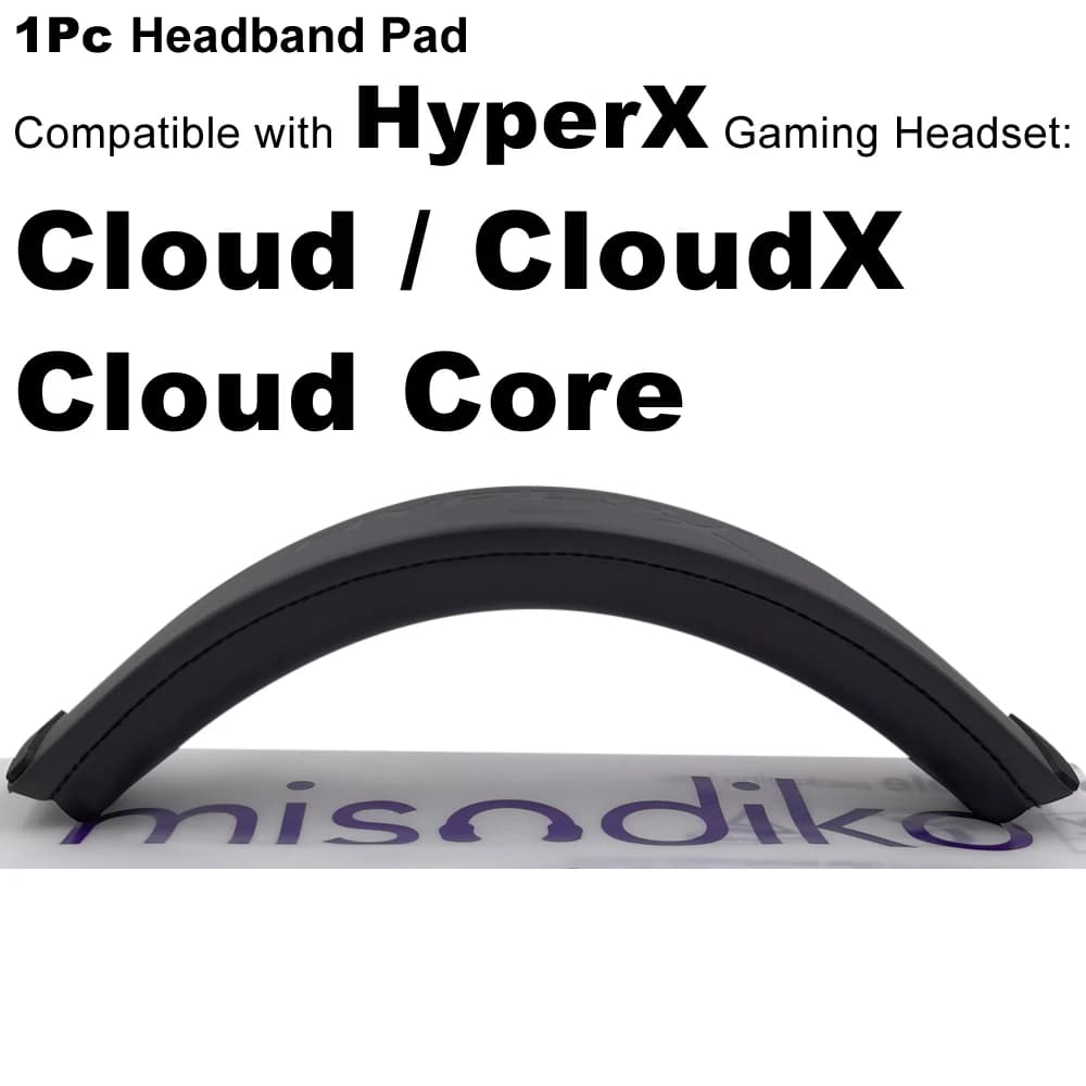 Misodiko Pad compatible with HyperX Cloud, CloudX, Cloud Core gaming headphones