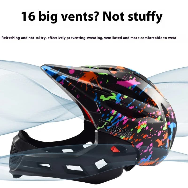 Children's helmet Detachable integral helmet for children Sports safety helmet for children Bike helmet MTB Outdoor bike equipment