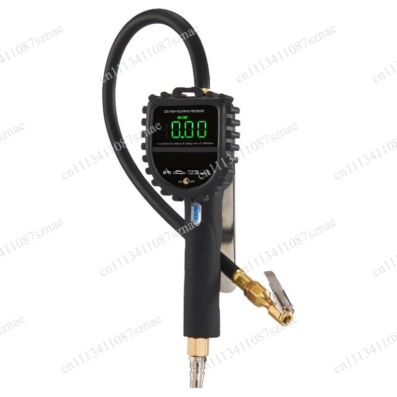 Handheld Rechargeable Digital Tire Pressure Gauge with Barometer, Car Tire Inflator Meter and Pressure Testing Tool