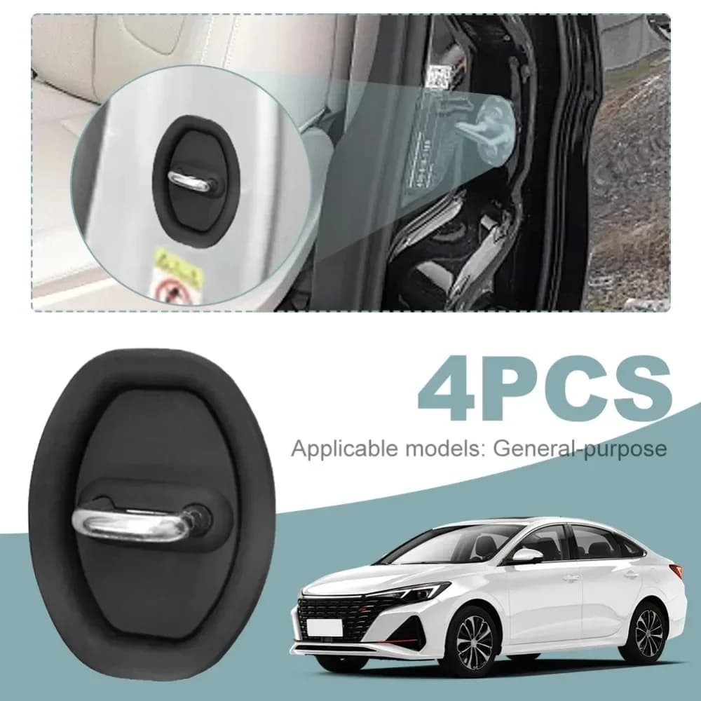 Serrature per porte auto Tappo di protezione Porta del veicolo in silicone Cuscino smorzante muto Copertura protettiva anticollisione Ammortizzatori silenziosi