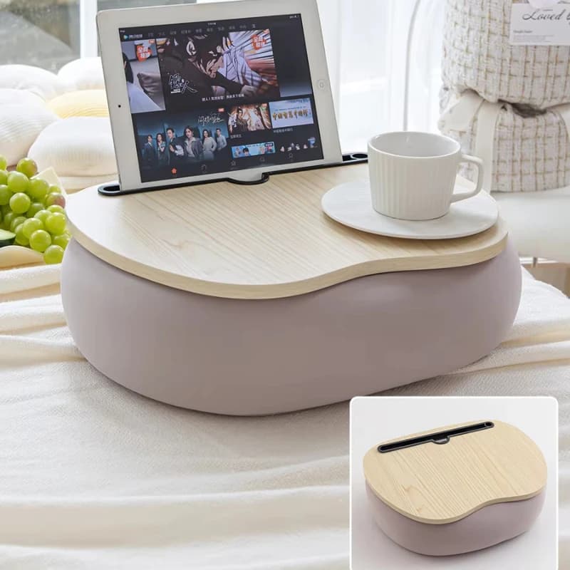 ‌ Vassoio per laptop imbottito in memory foam da scrivania magnetico a scatto Tavolo da studio ergonomico per letto/divano/dormitorio Supporto per libri antiscivolo