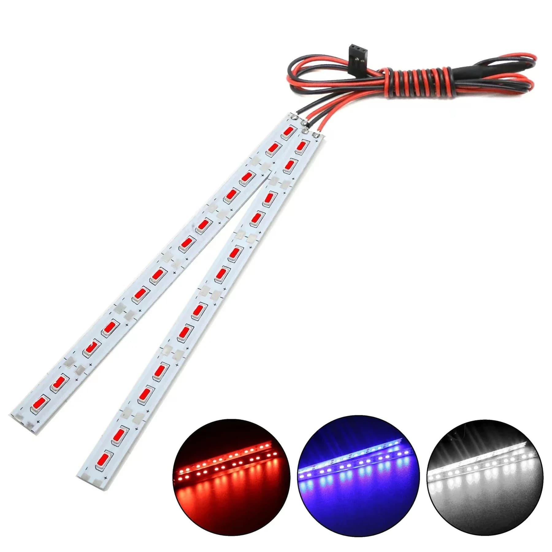 Luci LED per Telaio Auto RC Drift, Lampade Lampeggianti per Auto RC 1/8 1/10 Traxxas TRX4 D90 Axial SCX10, Accessori per Auto RC 1/10