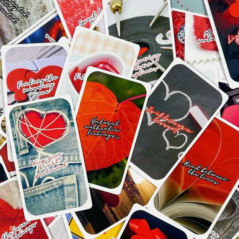 Carte dei Tarocchi 'Matter of the Heart', Divinazione del Destino, Intrattenimento, Riunioni Familiari, Gioco da Tavolo con Carte dei Tarocchi