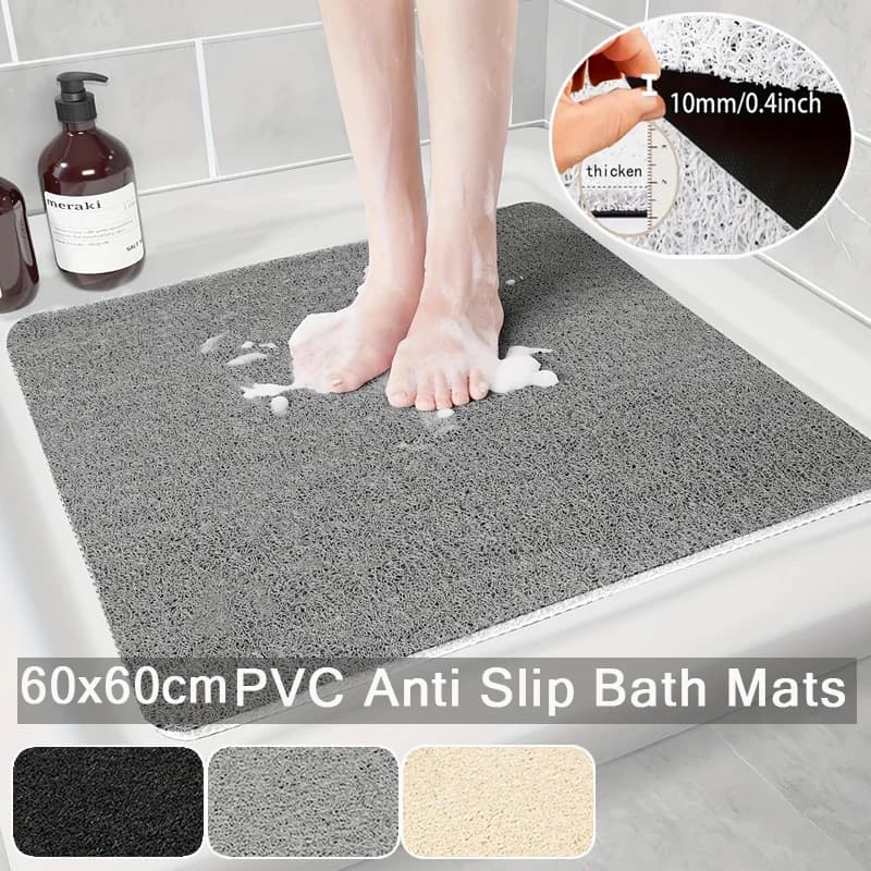 Tappetino Antiscivolo Morbido e Confortevole per Vasca e Doccia, Accessorio per Bagno in PVC