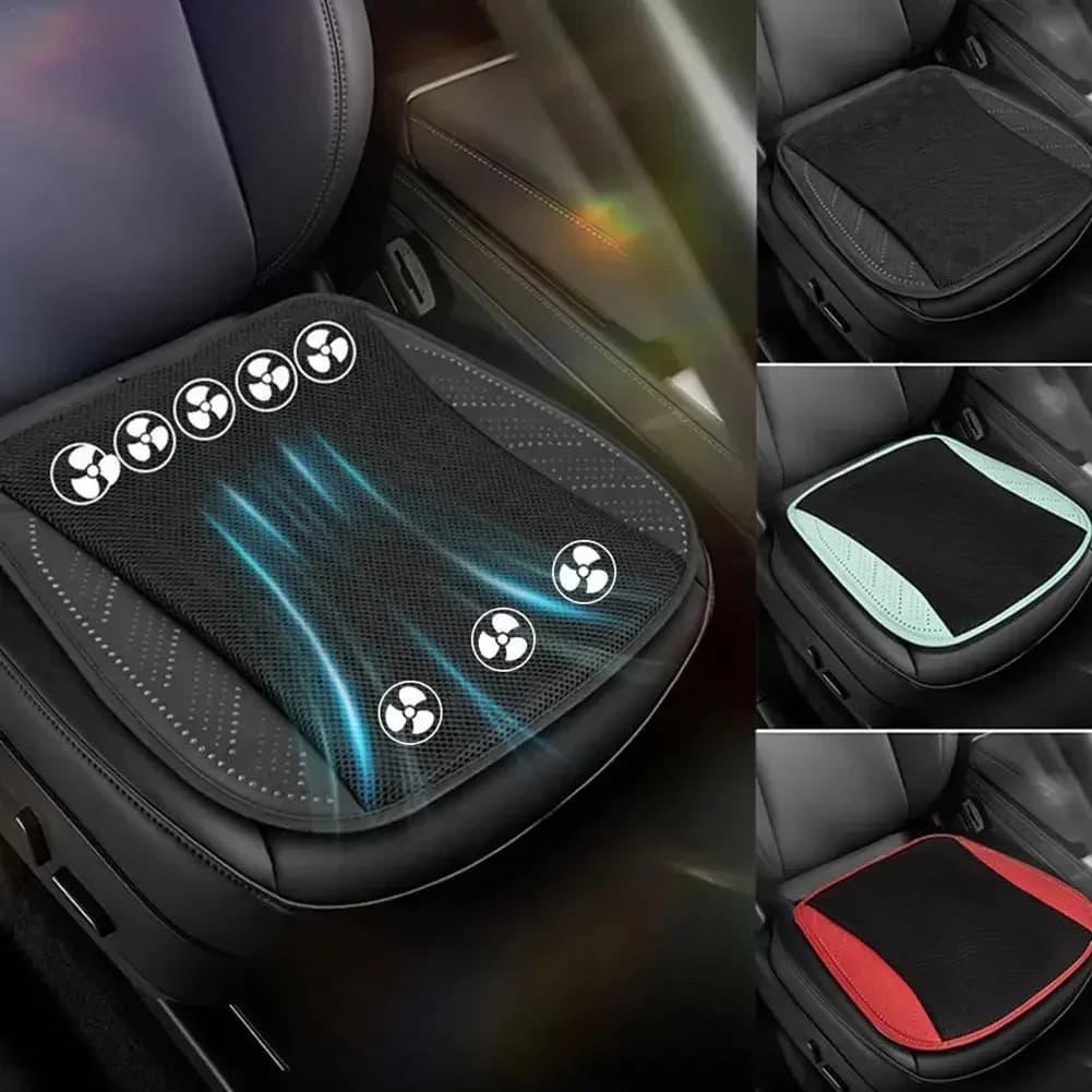 Summer fresh air seat cushion for car seat with USB fan Fast blowing ventilation Universal refrigeration seat cooling