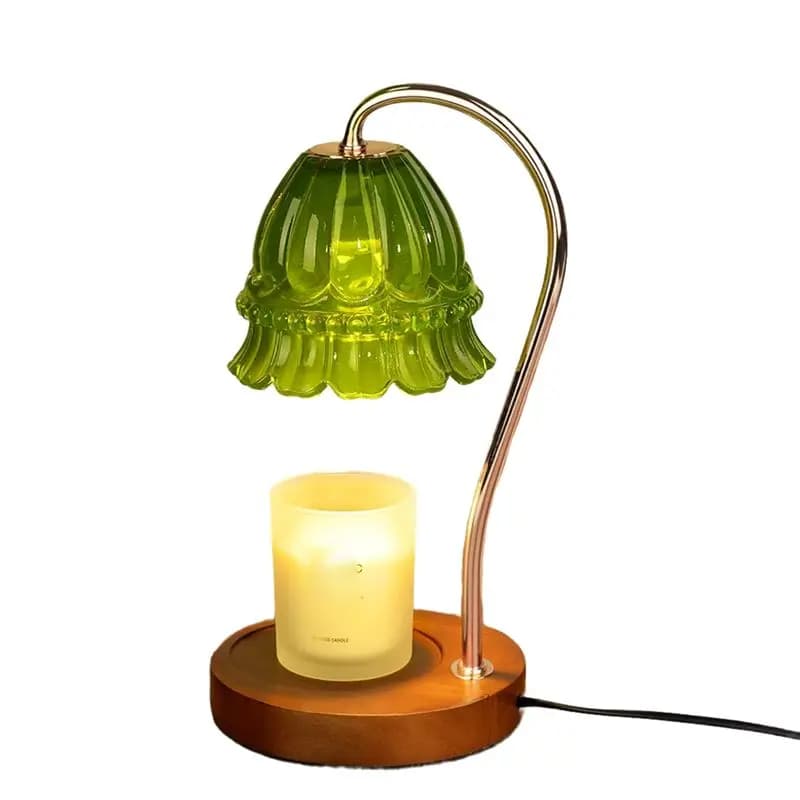 ABLK 1 Pezzo Lampada Scaldacandele con Timer, Lampada Scaldacandele Elettrica, Come da Immagine, Regalo di Compleanno per Donne,