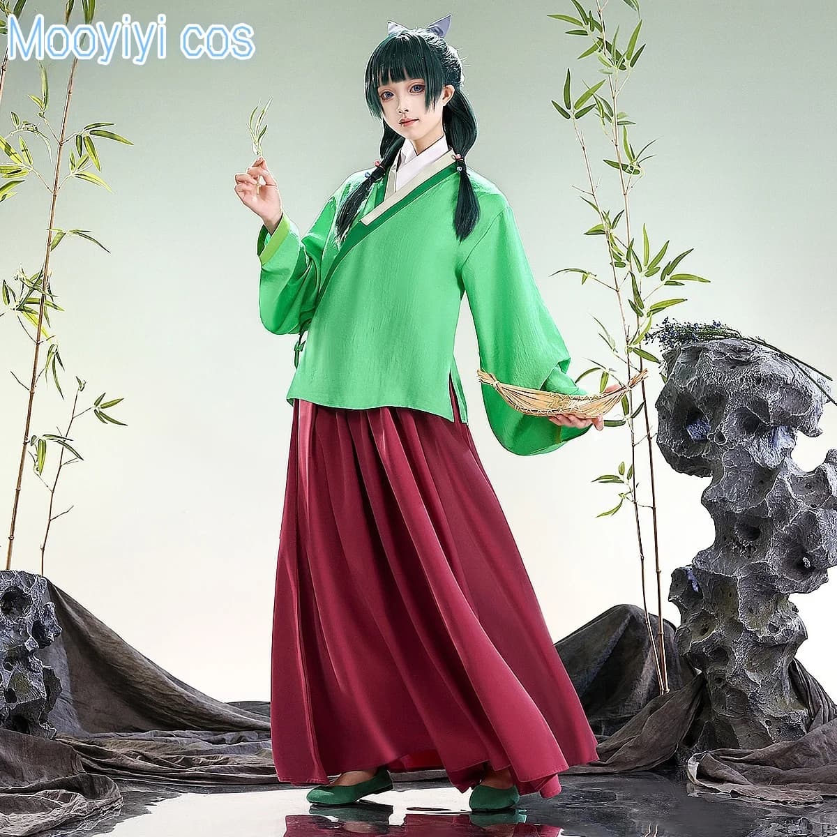2025 Nuovo costume cosplay Maomao per Halloween Natale Abito lungo carino Nuovo The Apothecary Diaries SL