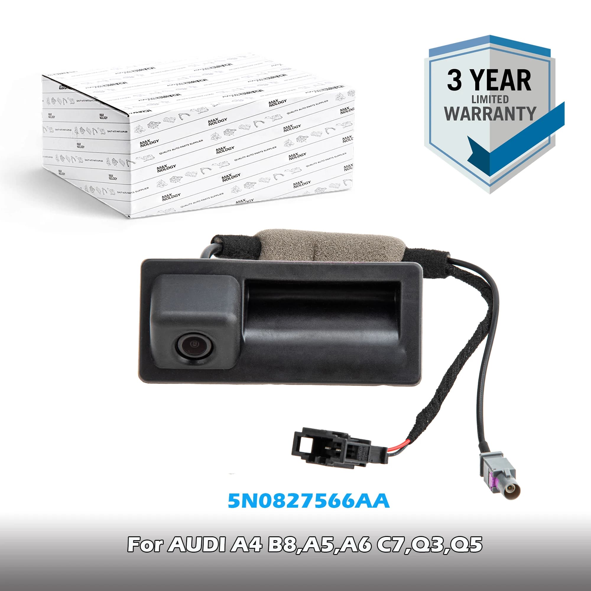 Maniglia portellone bagagliaio con fotocamera 5N0827566AA per AUDI A4 B8, A5, A6 C7, Q3, Q5