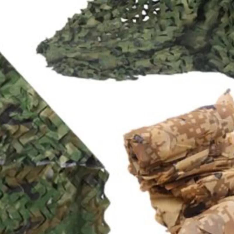 Rete Mimetica per Caccia 5Mx1.5M, Rete Ombreggiante per Addestramento Militare, Campeggio e Protezione Solare