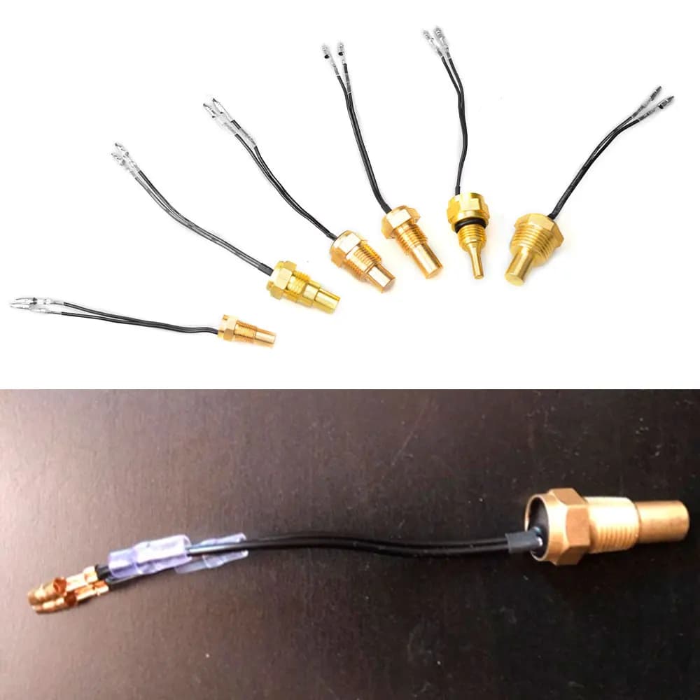 12 V/24 V Sensore di Temperatura Dell'acqua Temp Mittente 50K Spina Testa 10 MILLIMETRI 14 MILLIMETRI 16 MILLIMETRI Per Auto Camion Gauge contatore elettrico NPT 3/8 1/8