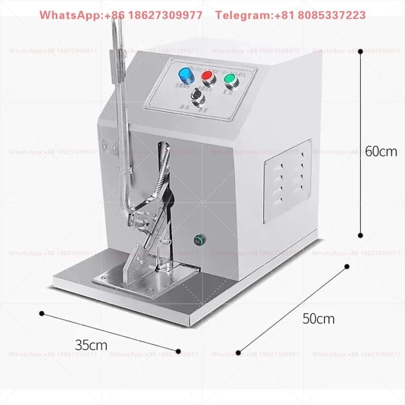 Industrial Grade High Efficiency Electric Induction Buckle Machine Bread Bag Foot Seal Card Punching Machine