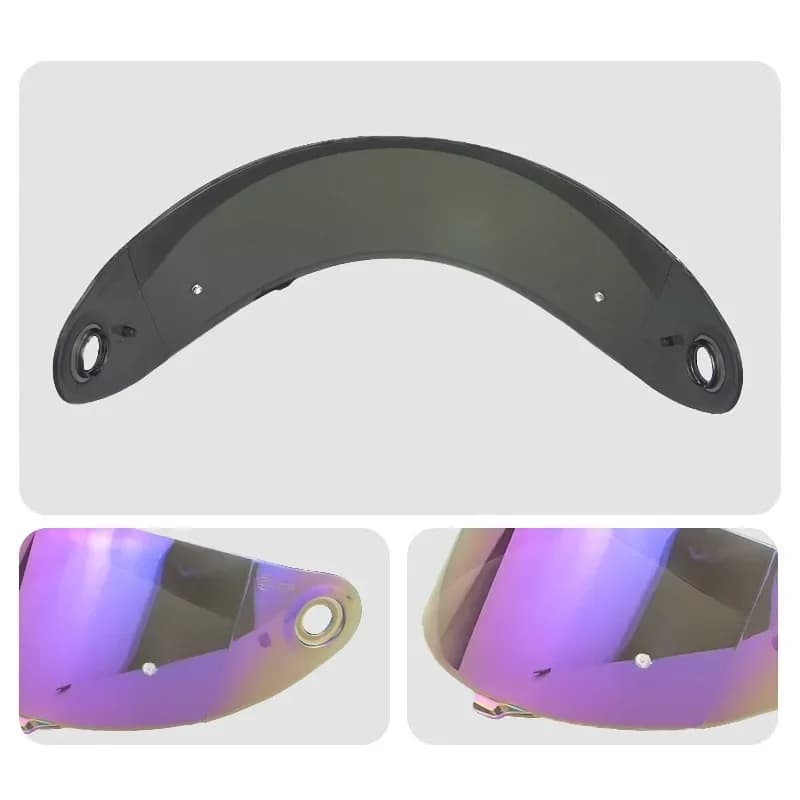 Visiera per casco moto per AXXIS V18C, DARKEN S Lente per casco antipolvere anti-UV Accessori per casco REVO Occhiali da sole