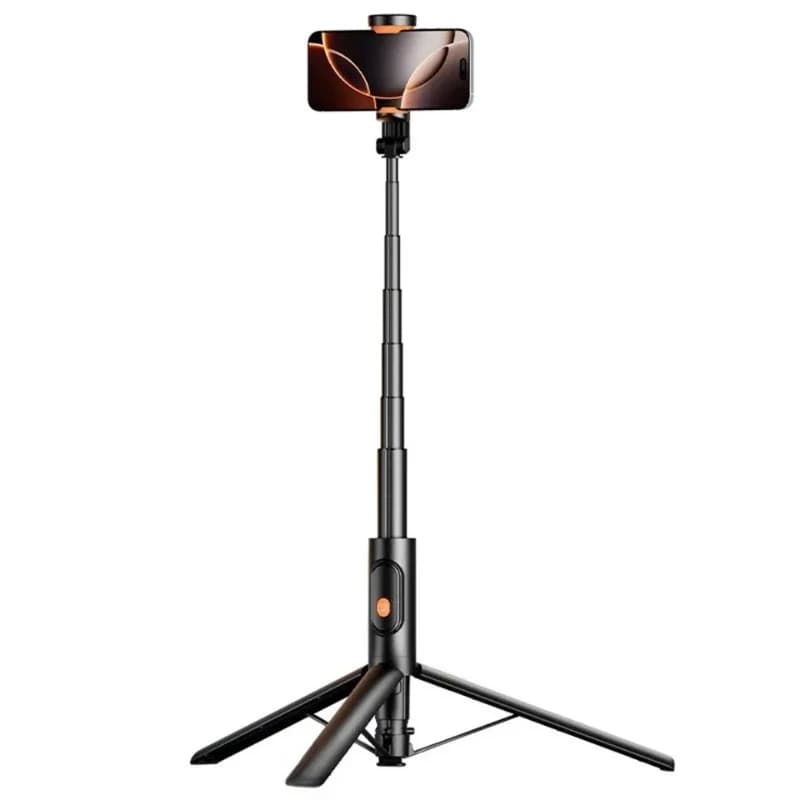 Treppiede da pavimento per selfie stick, dispositivo selfie per fotocamera cellulare, supporto per fotocamera portatile.