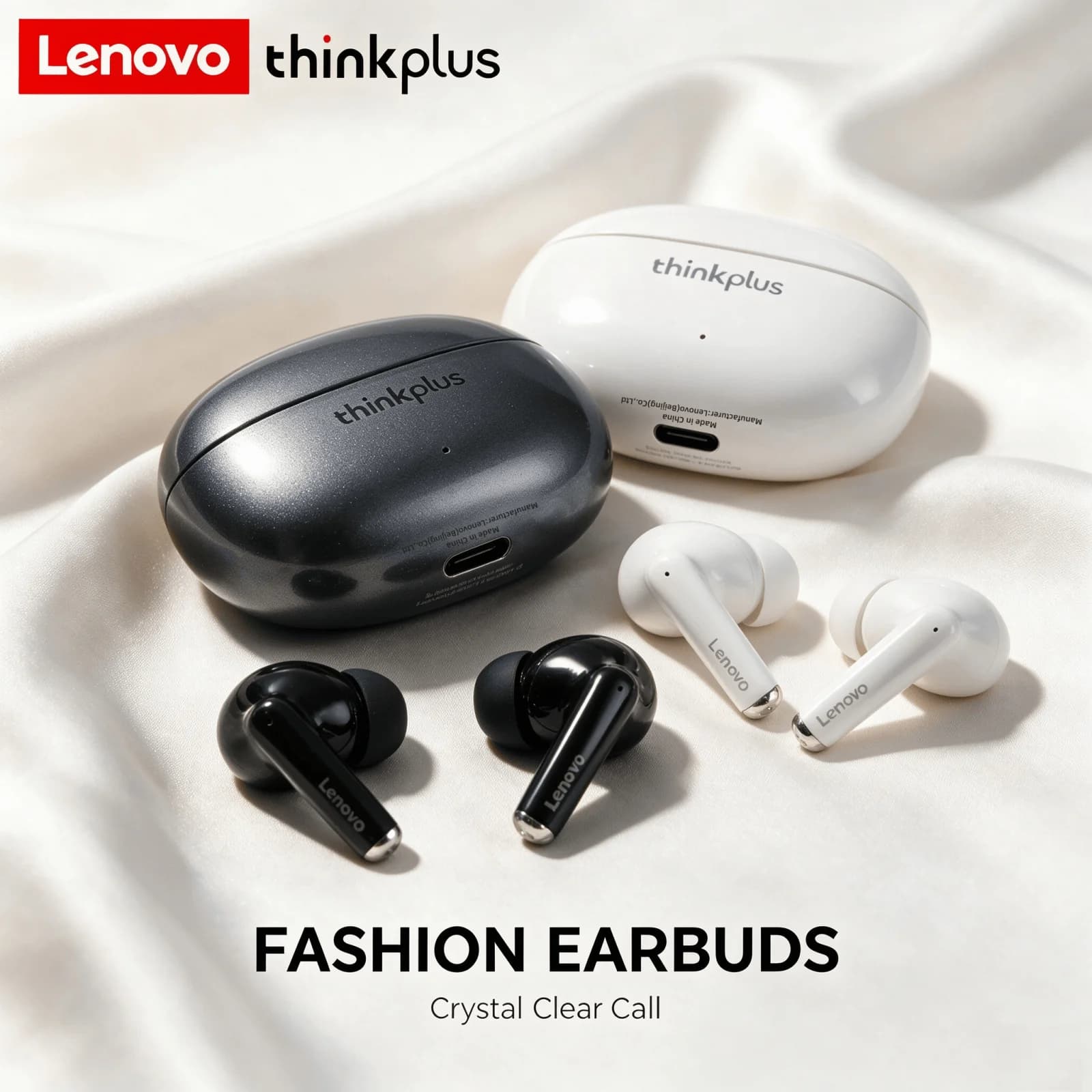 Lenovo XT88 Earphones Bluetooth Wireless Headset Earpiece HiFi Stereo Sound Touch Operate Water Resistant Earbuds For Driving