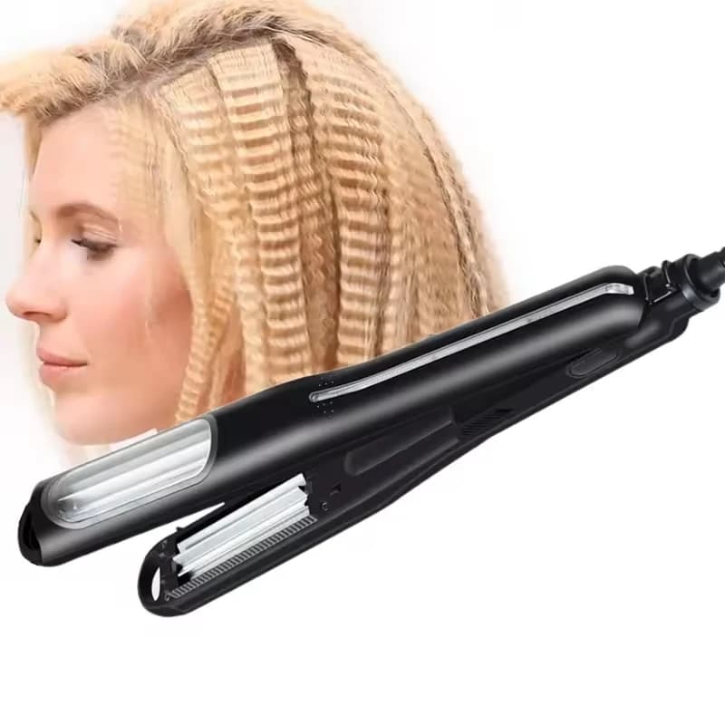 Hot Sale Portable Hair Brake Clamp Automatic Wrinkle Wrinkle Ribbon Iron for Professional Garlic