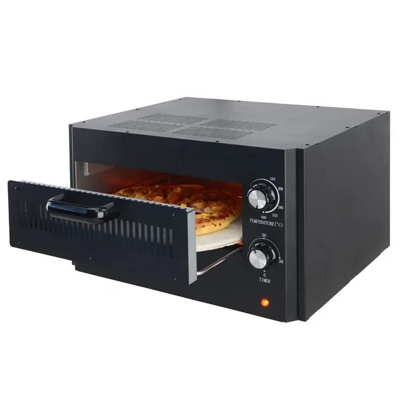 Forno per pizza, tipo elettrico ad alta temperatura max 400 gradi C, con pietra per pizza da 12 pollici
