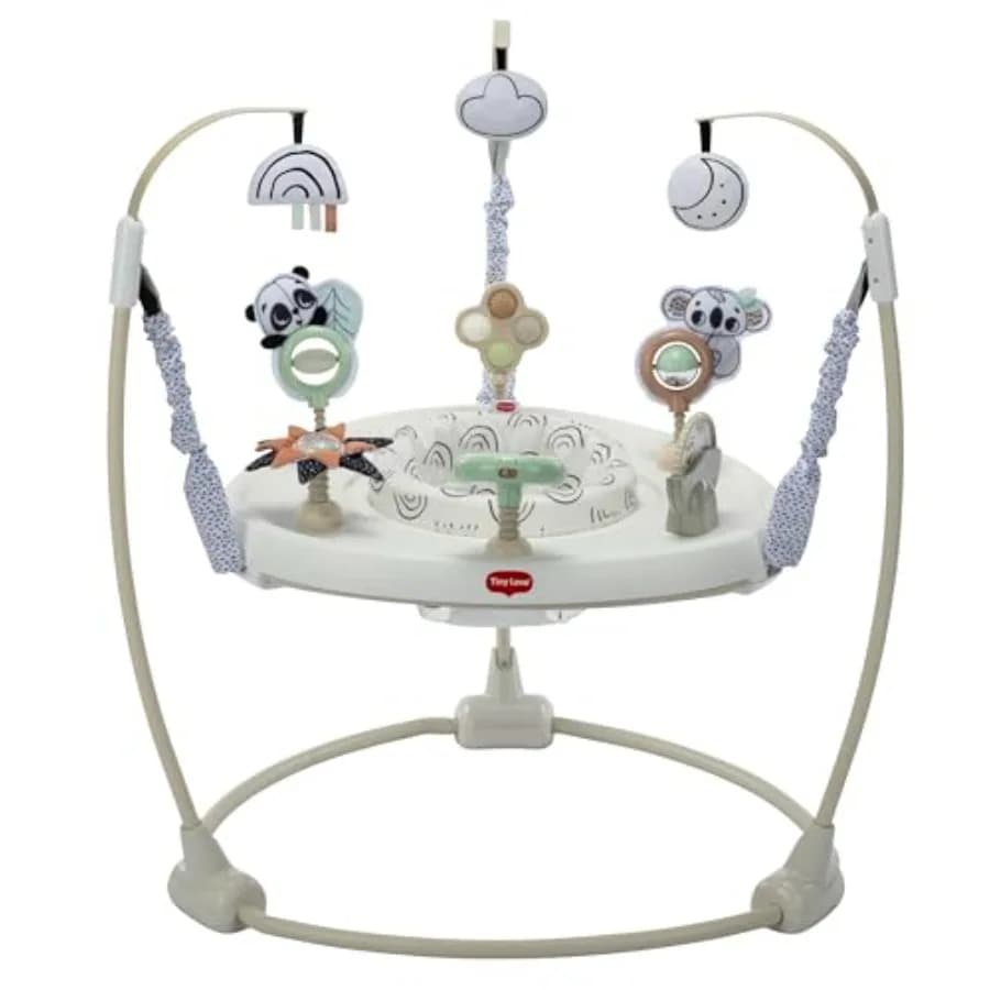 Centro Attività 4-in-1 Tiny Love con Luci e Musica, Giocattoli Educativi, Seggiolino Girevole a 360° per Neonati