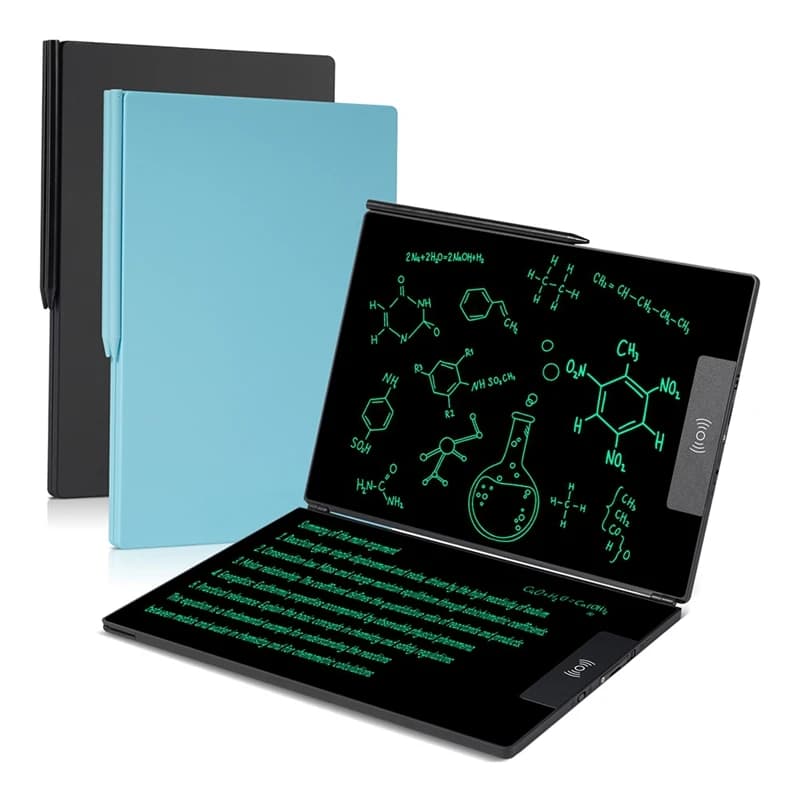Super Sale 14.3-Inch Folding LCD Handwriting Writing Tablet with Split Screen Erasable Electronic Drawing Board and Note Book