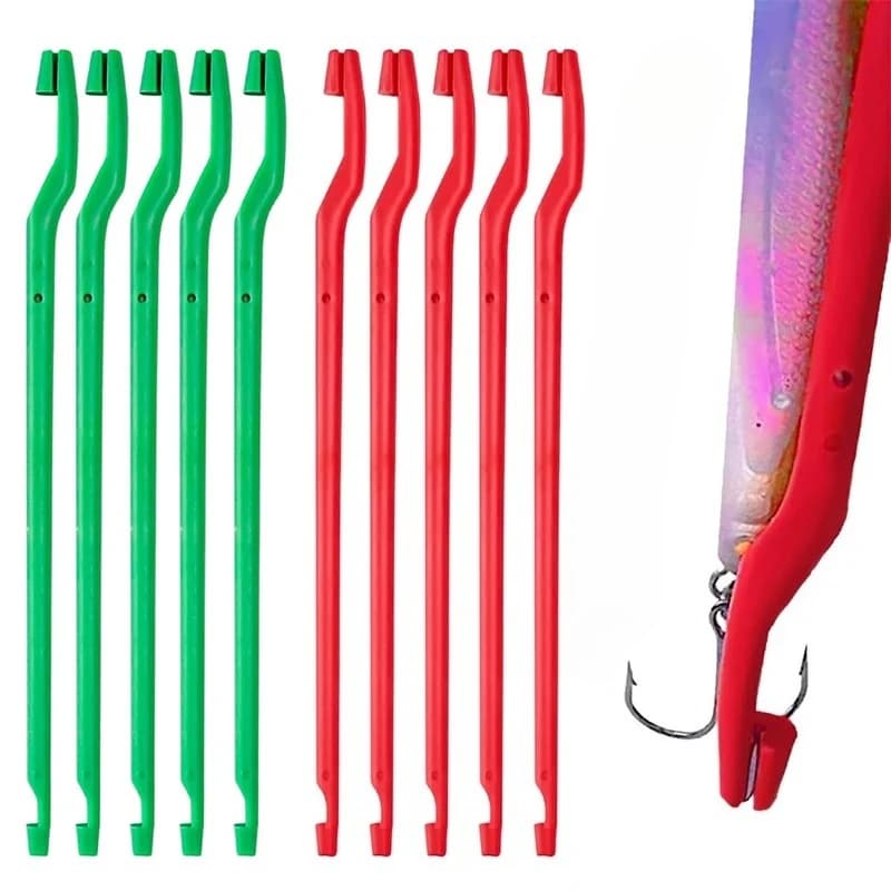 5pcs Lure Hook Remover Stick Anti-prick Hand Hard Bait Hook Separator For Minnow Pencil Freshwater Saltwater Bass Fishing Tackle