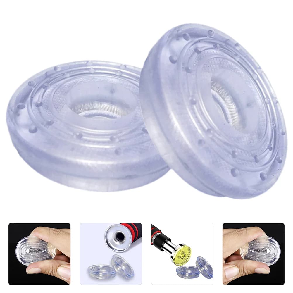 2 pieces anti seal for door pull up bar end pad fitness tension rod exercise muscle equipment rubber thread cover