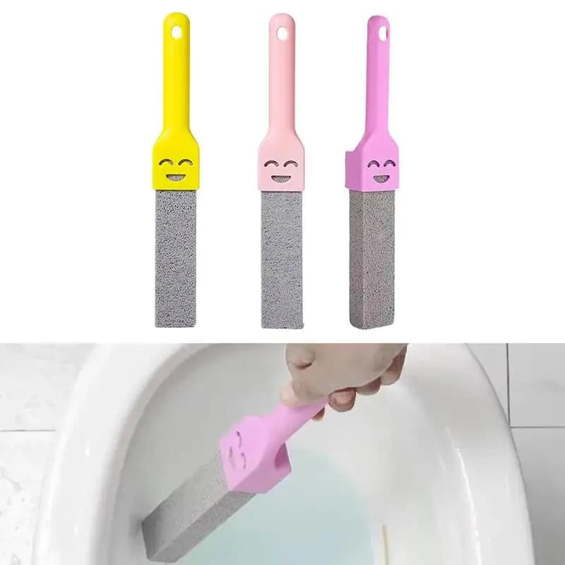 Spazzola in Pietra Pomice per la Rimozione dello Sporco, Pulitore per WC in Pietra Naturale, Spazzola per Toilette a Pulizia Rapida, Facile da Appendere, Utensili