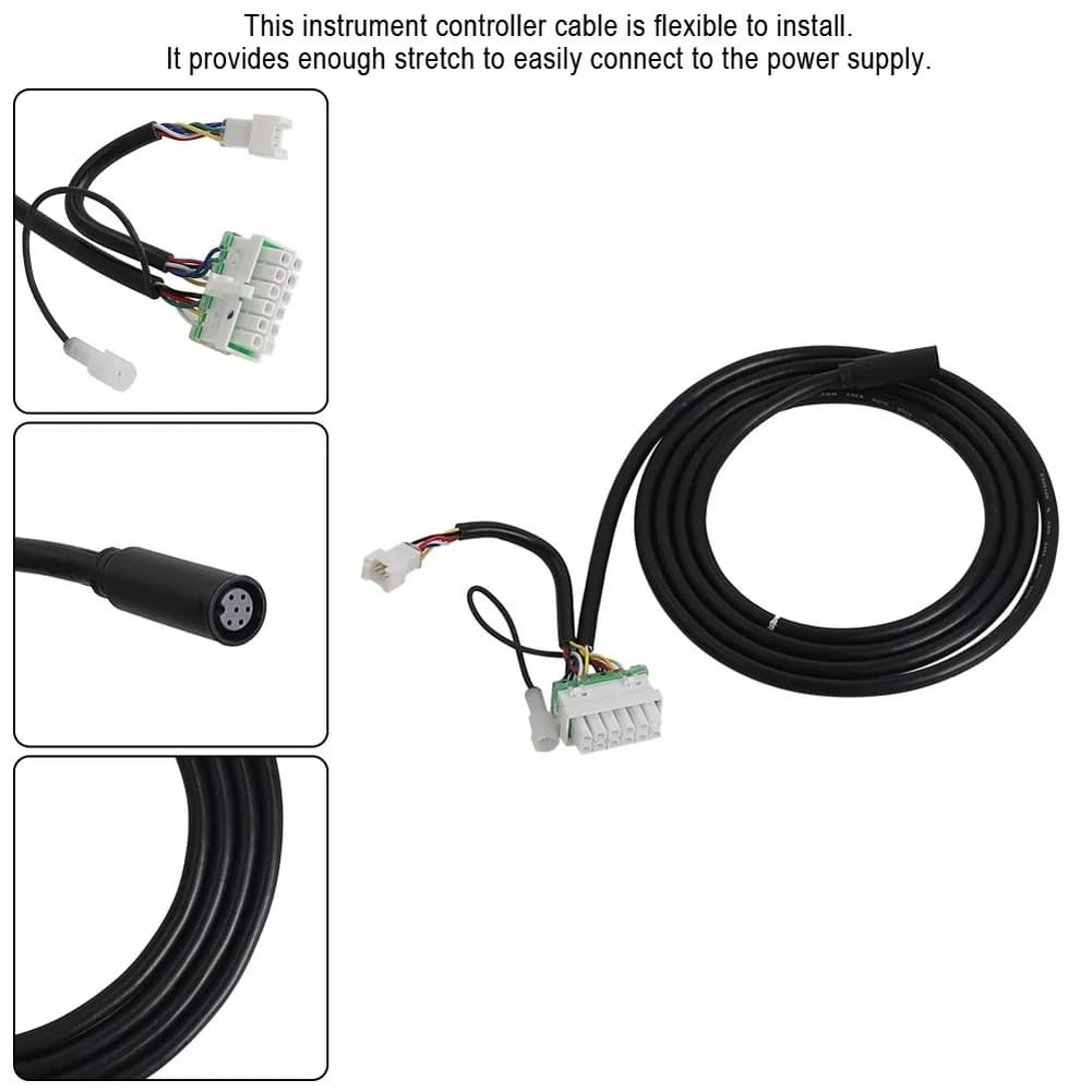 /Controller /Cable /For For Ninebot For ZT3 Pro Electric Scooter Mainboard Connection Wire 156cm Black Flexible Replacement Part