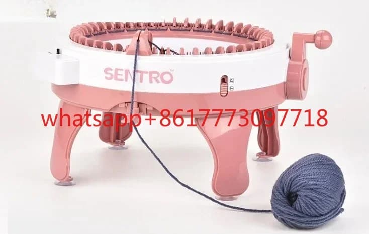 Smart Weaving Machine 48 Needles Handmade Wool Knitting Cylinder Wool Loom Hand-knitted Scarf Sweater Hat Socks Adult Kids lazy