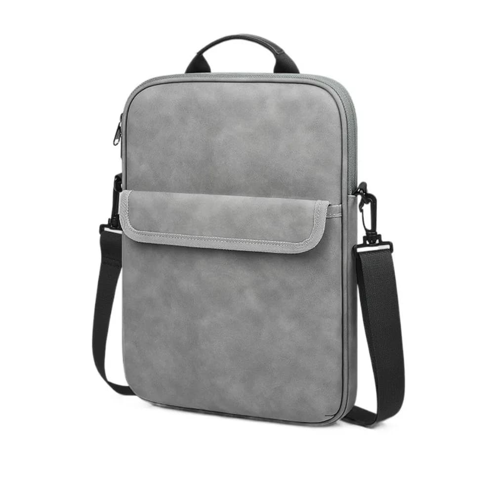 Nuova custodia per tablet da 11-13 pollici in pelle nappa con tracolla Custodia per laptop Custodia da trasporto impermeabile regolabile