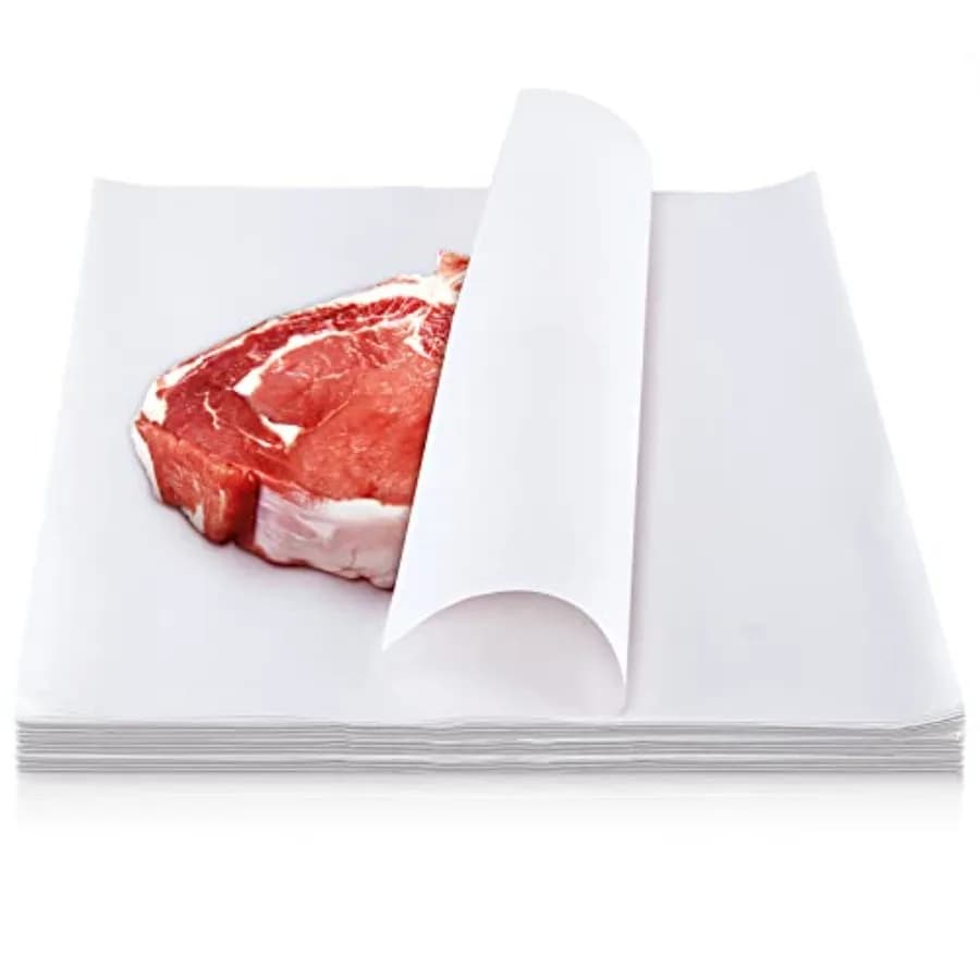 Sublimation White Butcher Paper Disposable Butcher Paper Sheets Square Meat Sheet Precut No Wax for Heat Press, Wrapping Meat,